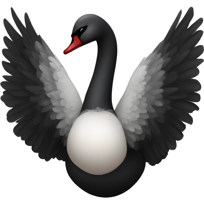 Black swan emoji