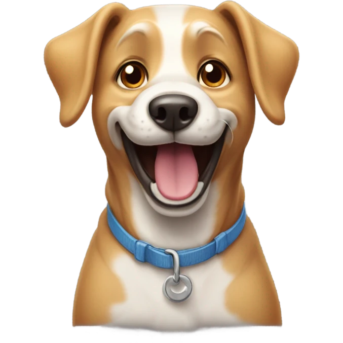Happy dog emoji