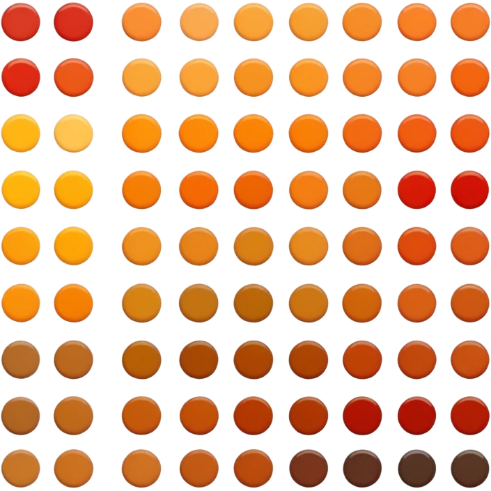 Fall colors paint palette emoji