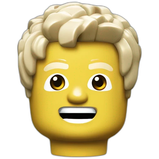 classig lego head thrilled emoji