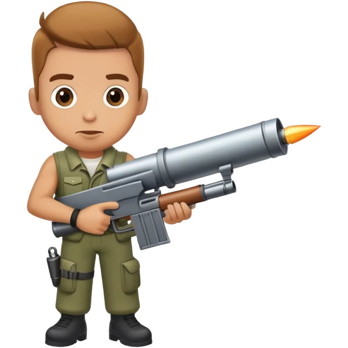 Willi with rocket launcher  emoji