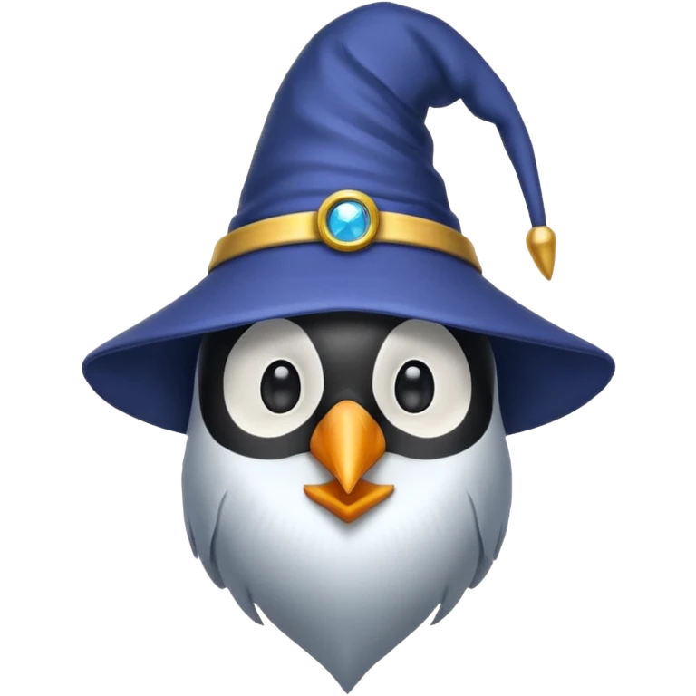 Penguin Wizard emoji