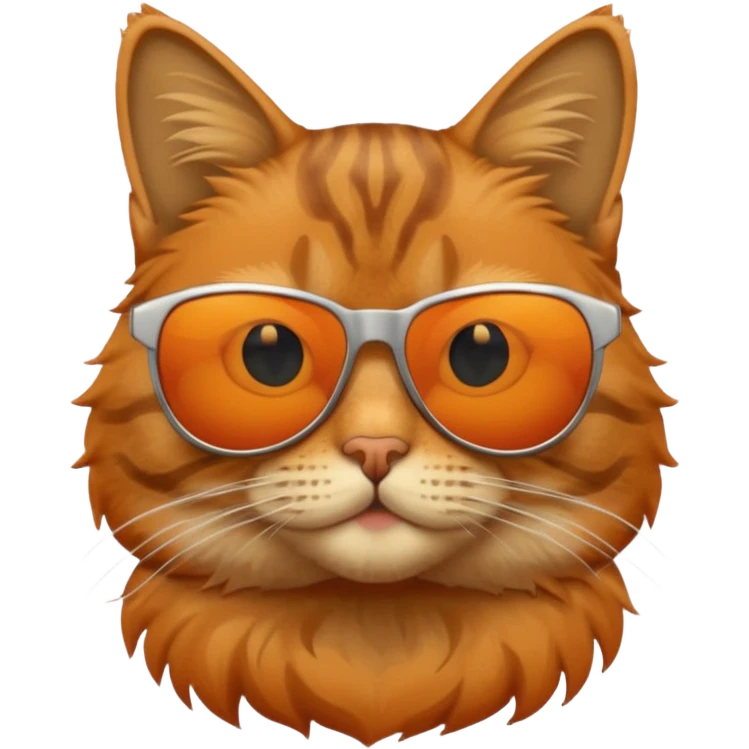 Cat wearing sunglasses emoji