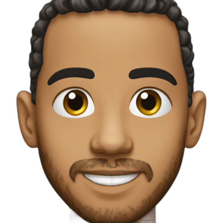 Lewis Hamilton Headshot emoji