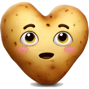  potato heart emoji