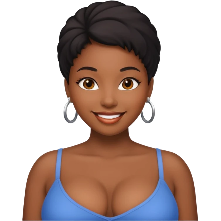 black woman big breast emoji emoji