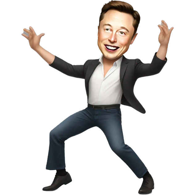 elon musk dancing emoji