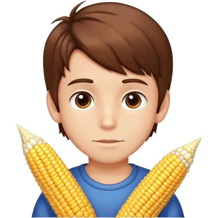 Boy with corns emoji