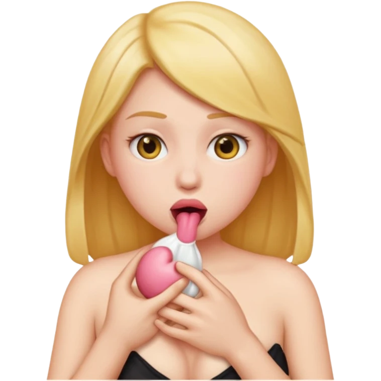 Face Sucking breast emoji emoji