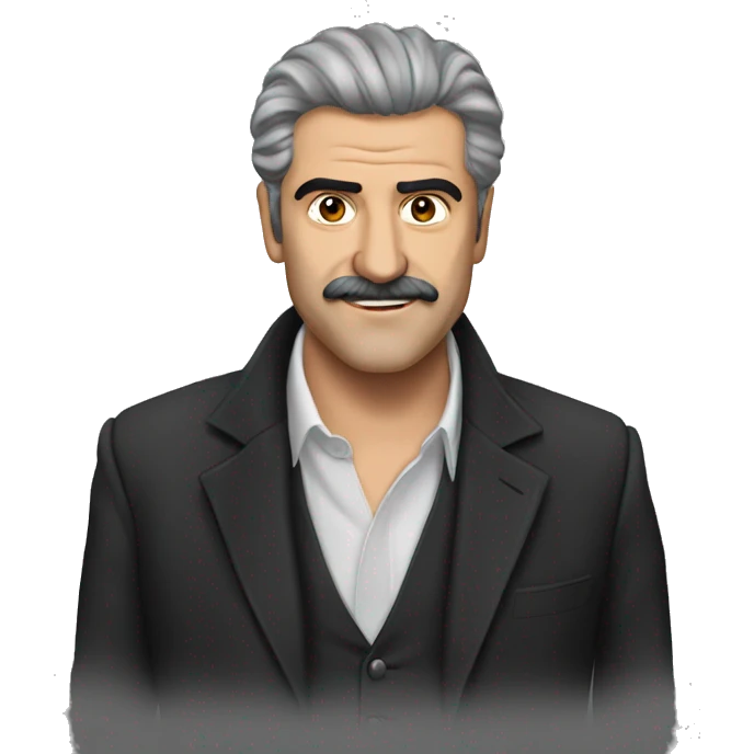 Turkish actor Akın Akınözü. emoji