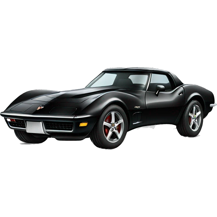 Black corvette  emoji