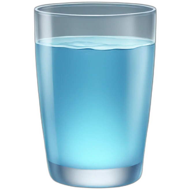 glass of water emoji