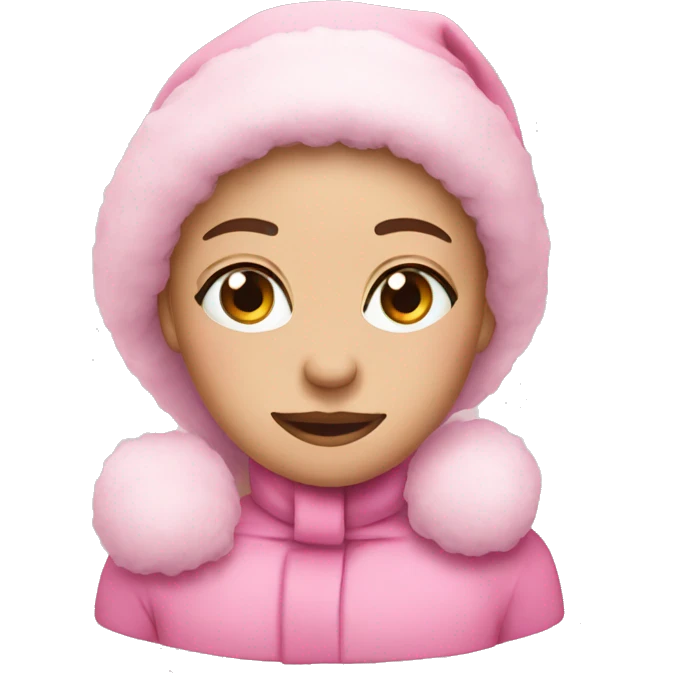 pink christmas emoji