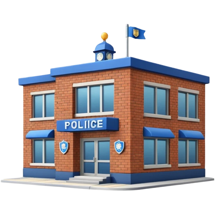 una estación de policia emoji