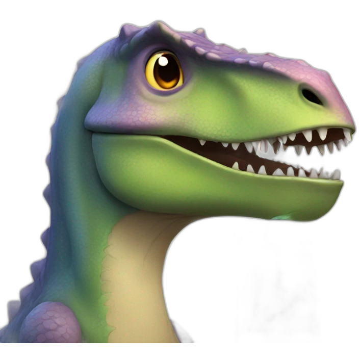 sick dinosaur taking his temperature emoji
