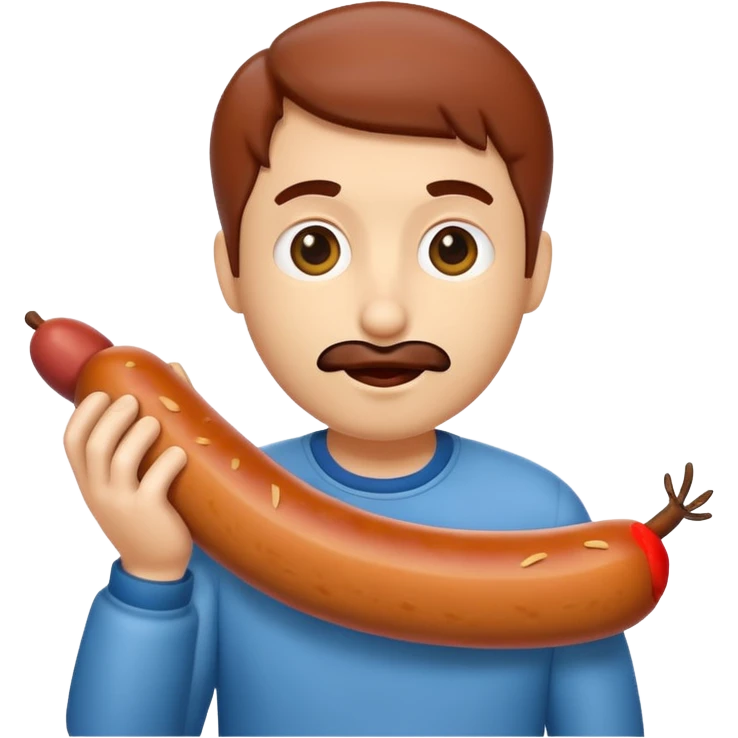 sausage eaters human emoji