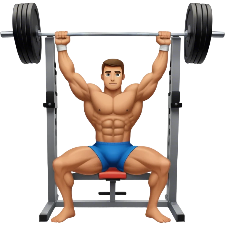 close-grip flat-benchpress emoji
