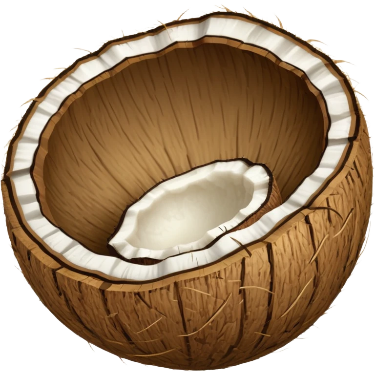 
light beige coconut emoji