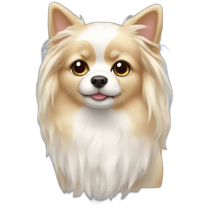 white-longhair-chichuaua emoji