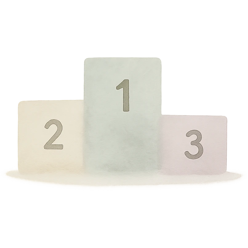 un podium 1 2 3 emoji