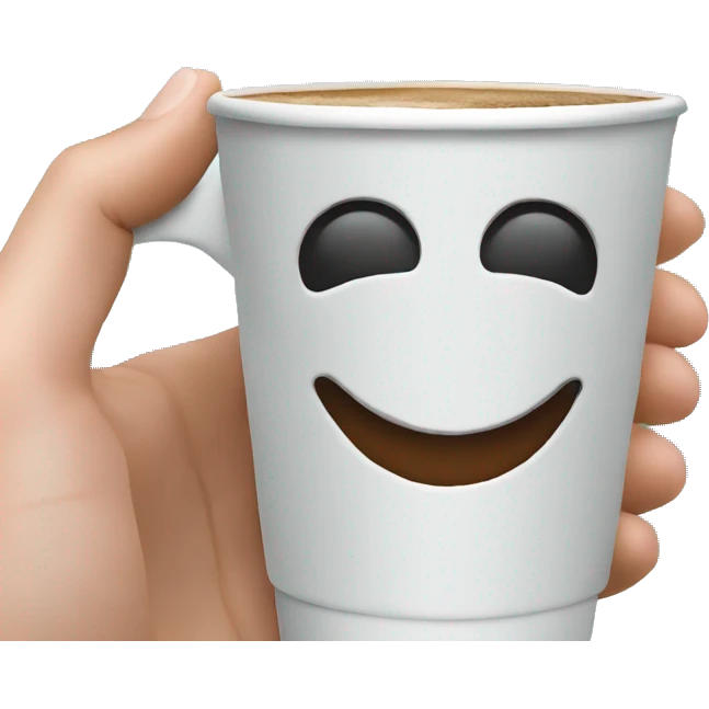 Coffee under the palm tree  emoji