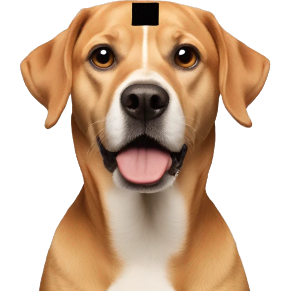 question mark on dog’s head emoji