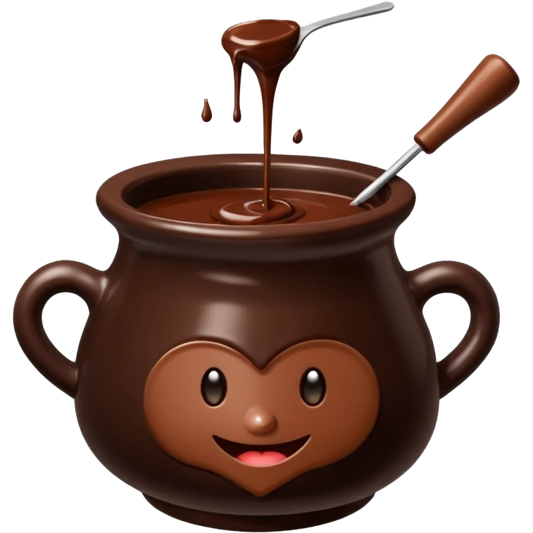 Chocolate fondue  emoji