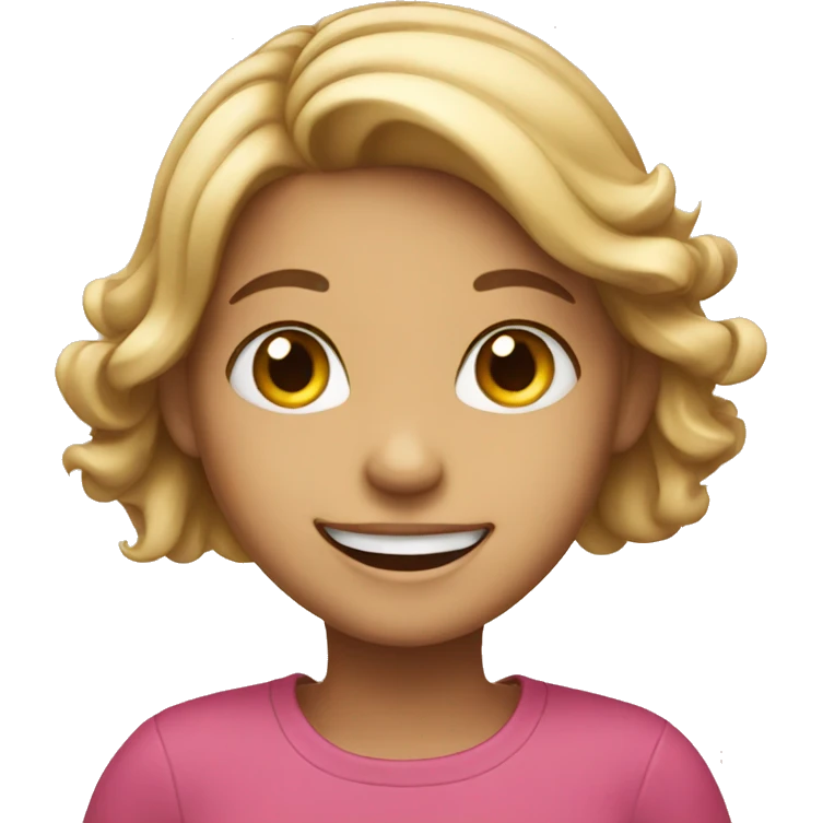 Happy girl emoji