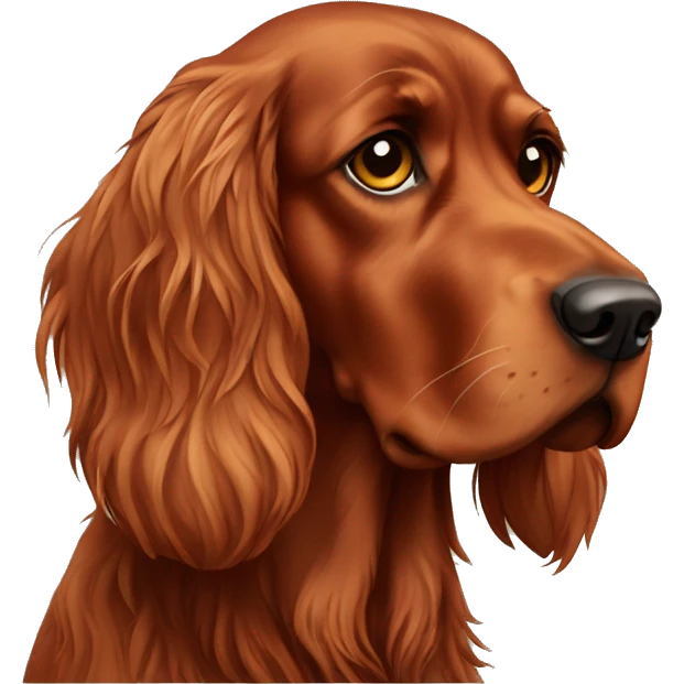 irish setter sad emoji