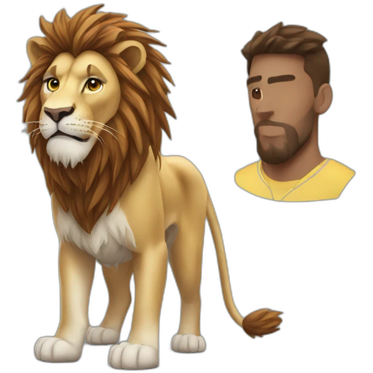 lion messi emoji