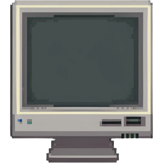 Old computer monitor emoji