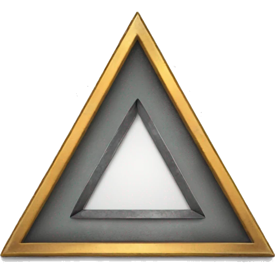 the good use of iron triangle model emoji
