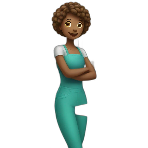 woman in a kitchen emoji