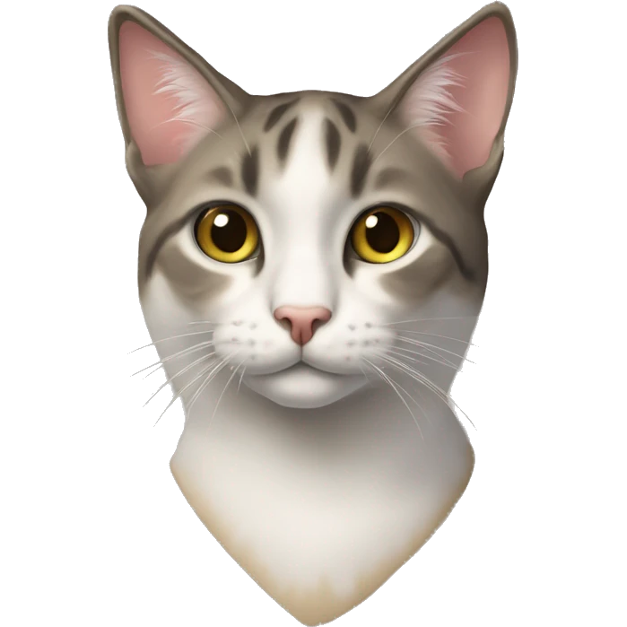 aeigeian cat with triangle marking on no emoji