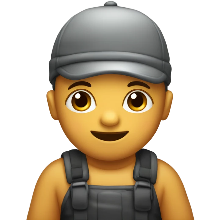 Bebé con gorro  emoji