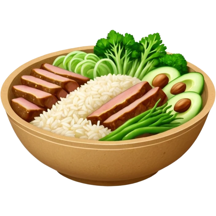 Retangular bowl made of kraft paper, 
The lunch box should be the most similar to this real one..
https://i.postimg.cc/FKcHz1tk/Screenshot-2025-11-11-alle-16-06-29.png

Can get more images of the bowl https://www.instagram.com/chefaporterbr/
Put inside food, like rice, green vegetables and meat. emoji