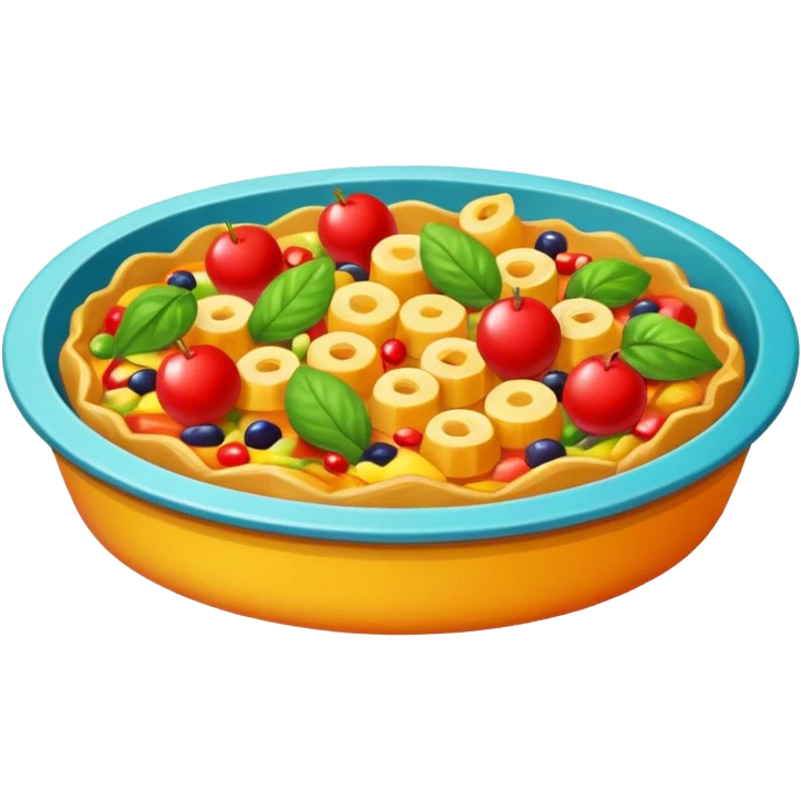 High resolution of a food dish emoji