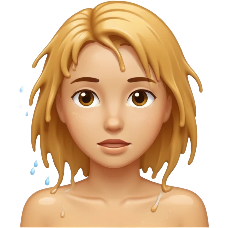 young women is showering emoji