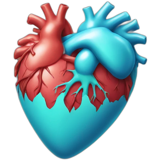 Real heart emoji