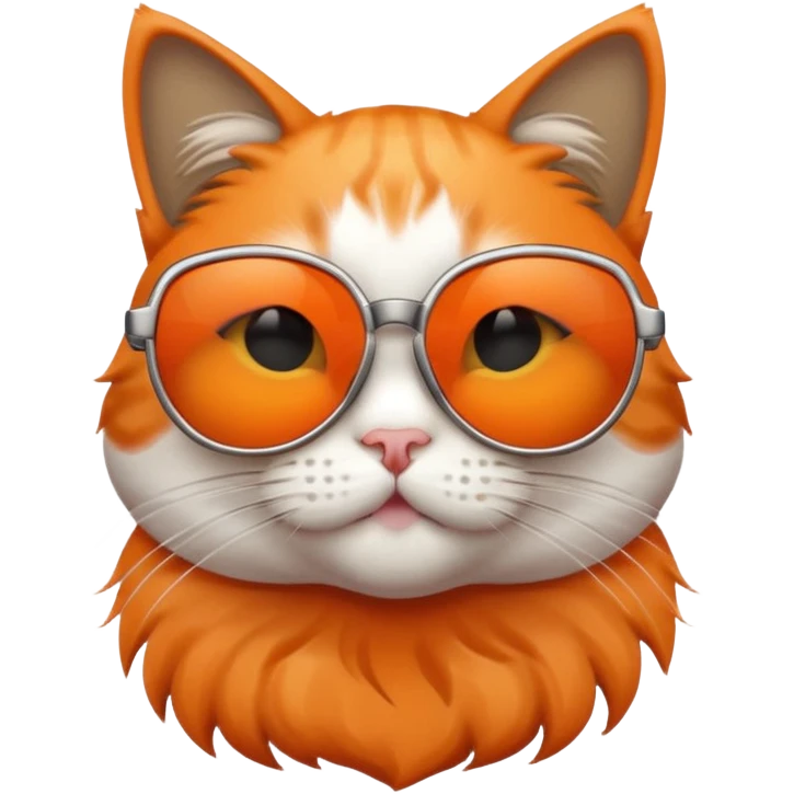 Cat wearing sunglasses emoji