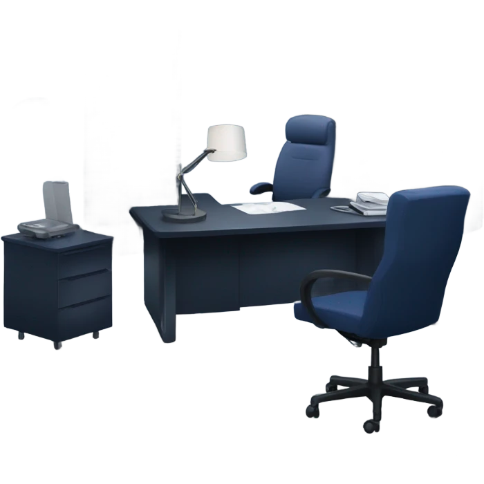 dark blue office emoji