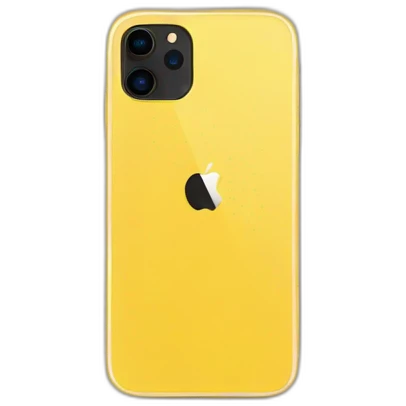 Yellow iPhone 11 emoji