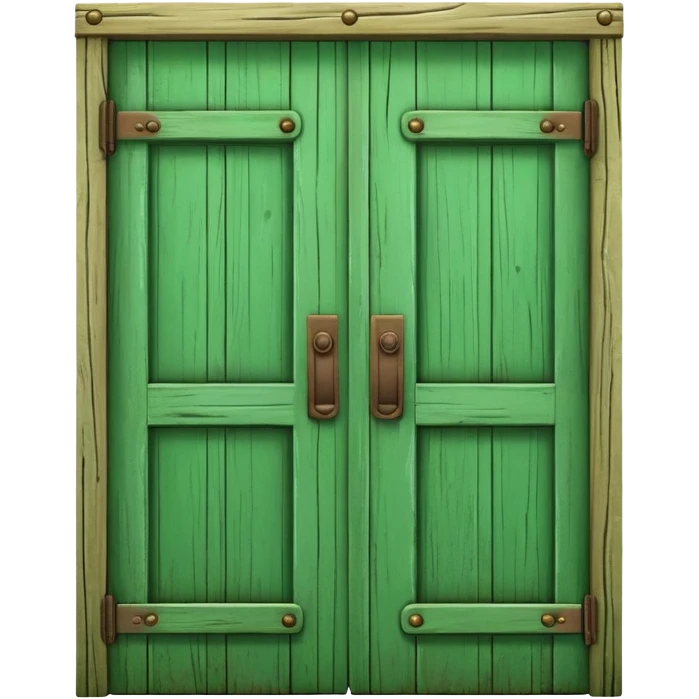 Big green door  emoji
