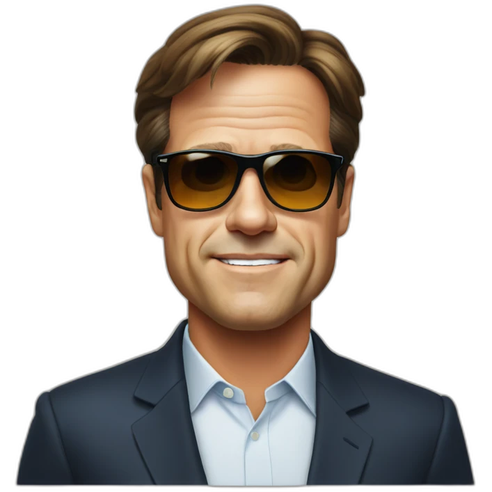 Mark Rutte with sunglasses emoji