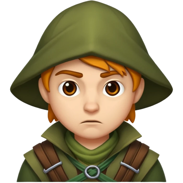 forest rogue character unimpressed stop look emoji