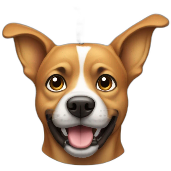 dog want to hang himself emoji