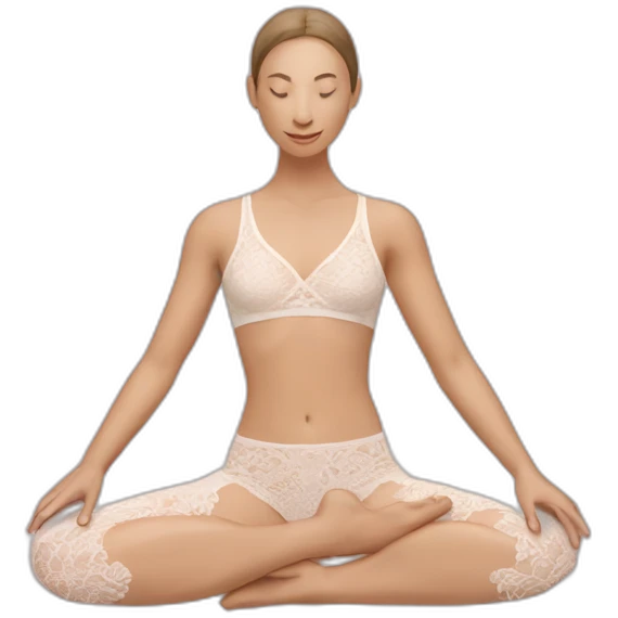 Marjaryasana lace emoji