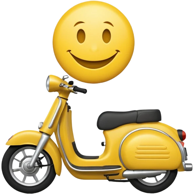 no legs, no arms just keep the smiley and make it ride the euc emoji