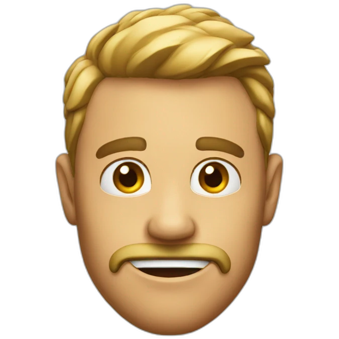 emoji with sharp jawline emoji