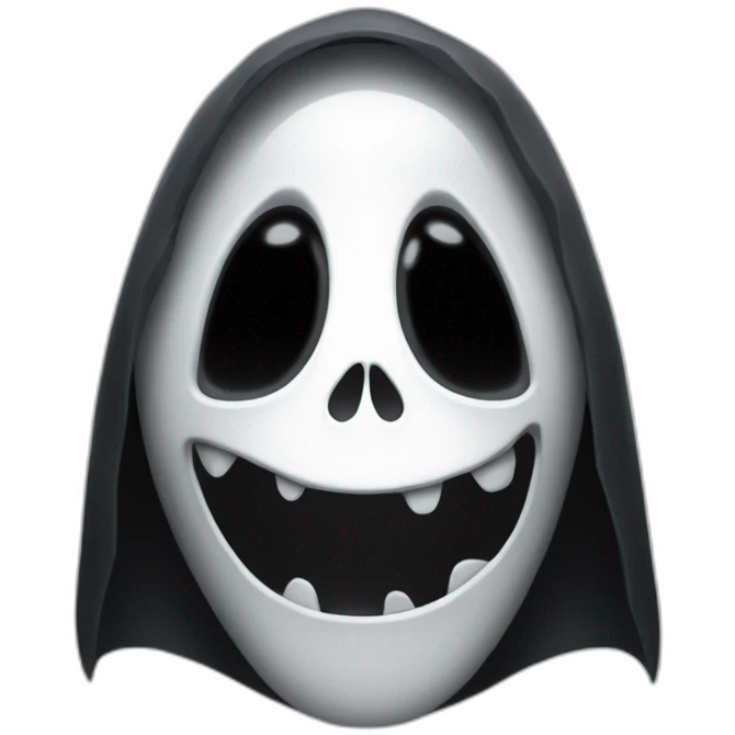 Ghost face de Scream VI emoji